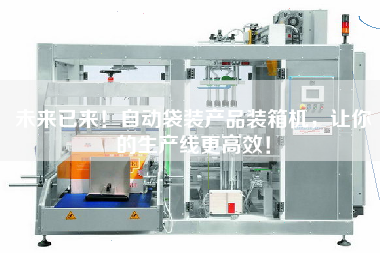 The future has come! Automatic bagged product packing machine to make your production line more efficient!