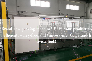 Brand new packing machine! Make your production efficient, worry-free and time-saving! Come and have a look!