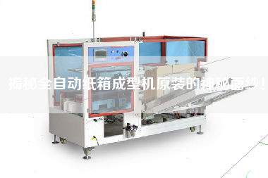 Reveal the mysterious veil of the original automatic carton molding machine!