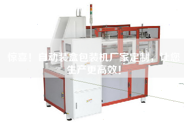 Surprise! Automatic packing machine manufacturers customized, so that your production is more efficient!