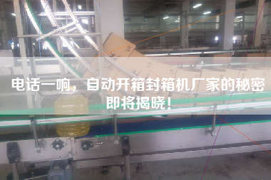 As soon as the phone rings, the secret of the automatic opening and sealing machine manufacturer is about to be revealed!