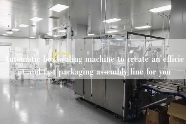 Automatic box sealing machine to create an efficient and fast packaging assembly line for you