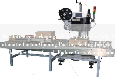 Revolutionize Packaging Efficiency with the Fully Automatic Carton Opening Packing Sealing Integrated Machine: Boost Speed, Reduce Costs & Labor Revolutionize Packaging Efficiency with the Fully Automatic Carton Opening Packing Sealing Integrated Machine: Boost Speed, Reduce Costs & Labor