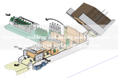 Automatic grabbing and boxing machine enables fast and efficient packaging operations! Automatic grabbing and boxing machine enables fast and efficient packaging operations!