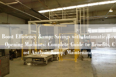 Boost Efficiency & Savings with Automatic Box Opening Machines: Complete Guide to Benefits, Cost Analysis & Maintenance