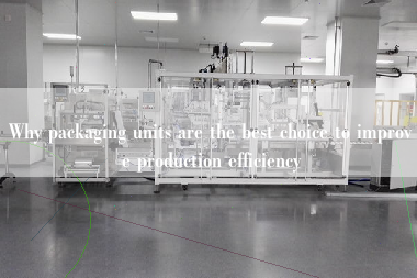 Why packaging units are the best choice to improve production efficiency Why packaging units are the best choice to improve production efficiency